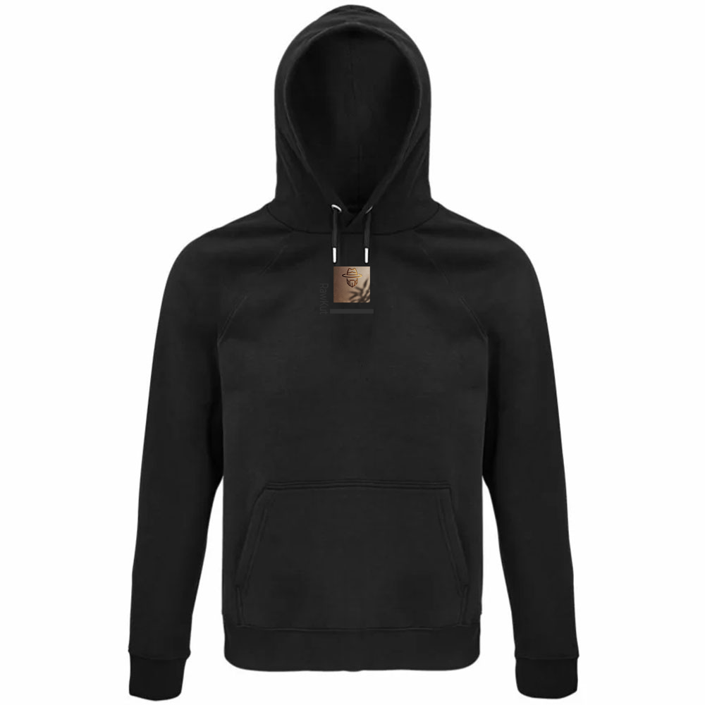 Felpa Organica Unisex Cappuccio RawKut Donna