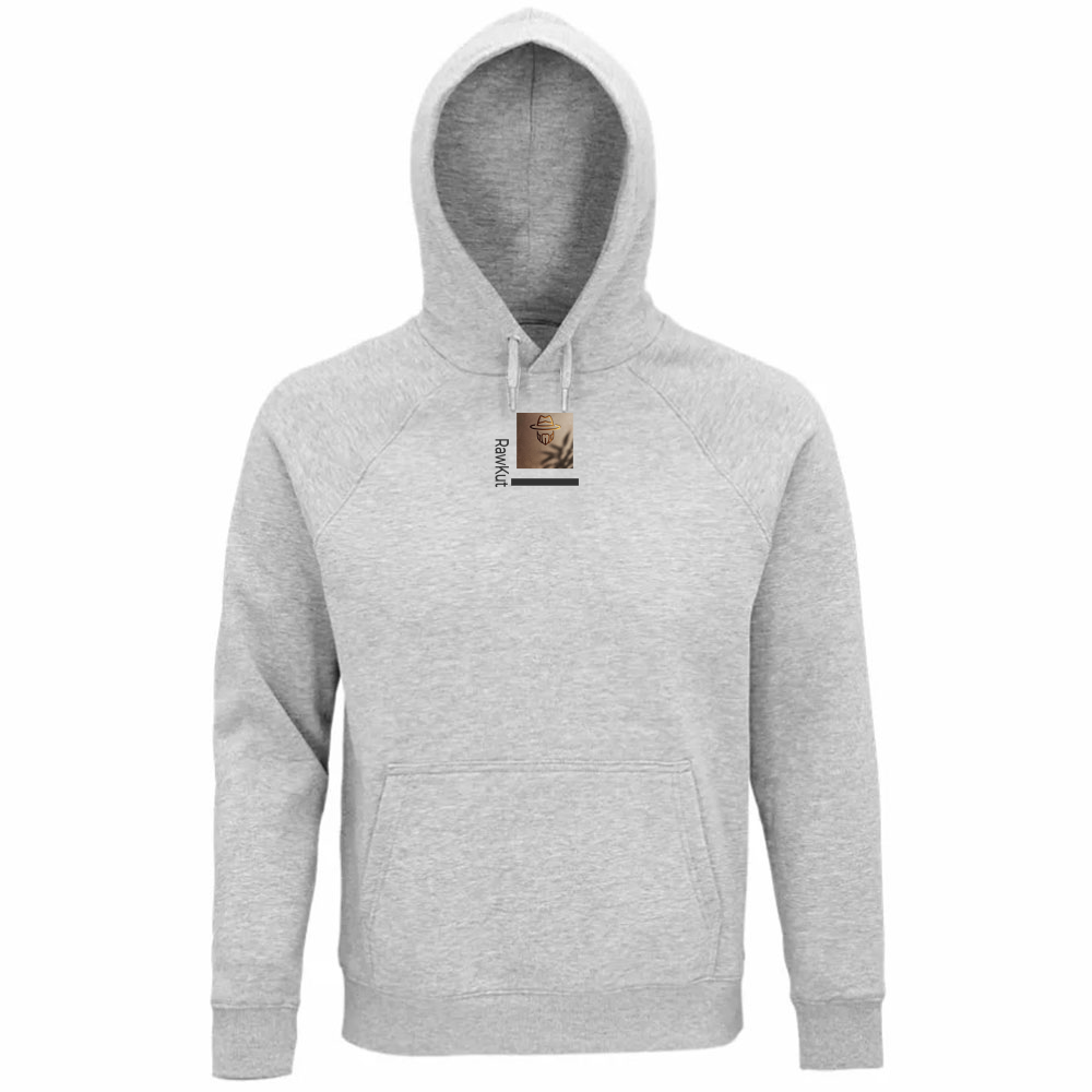 Felpa Organica Unisex Cappuccio RawKut Donna