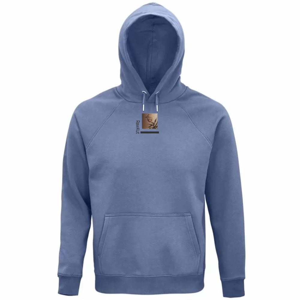 Felpa Organica Unisex Cappuccio RawKut Donna
