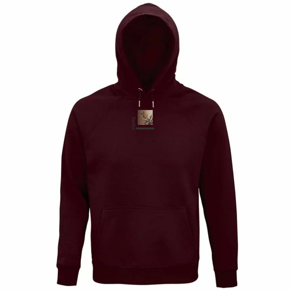 Felpa Organica Unisex Cappuccio RawKut Donna