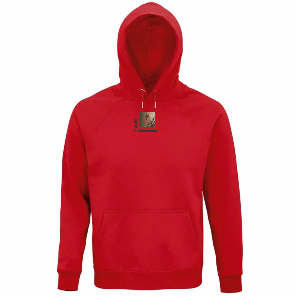 Felpa Organica Unisex Cappuccio RawKut Donna