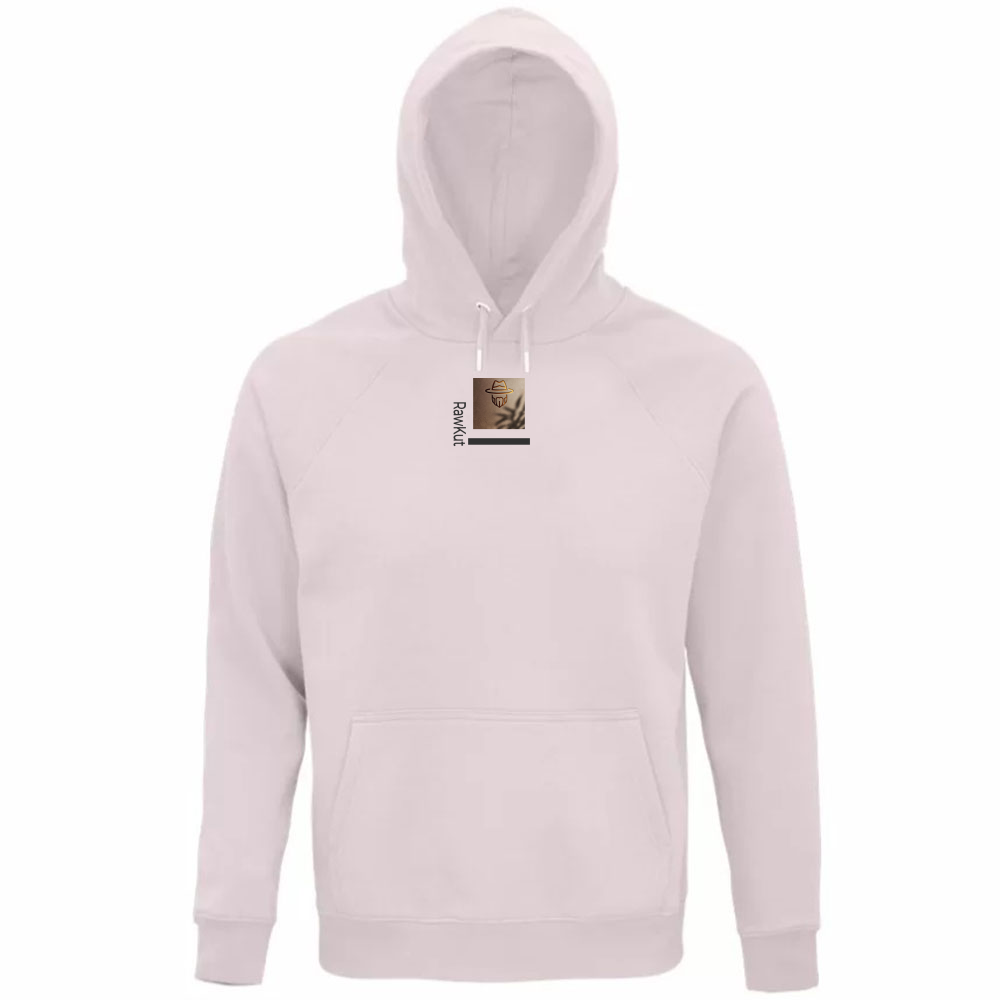 Felpa Organica Unisex Cappuccio RawKut Donna